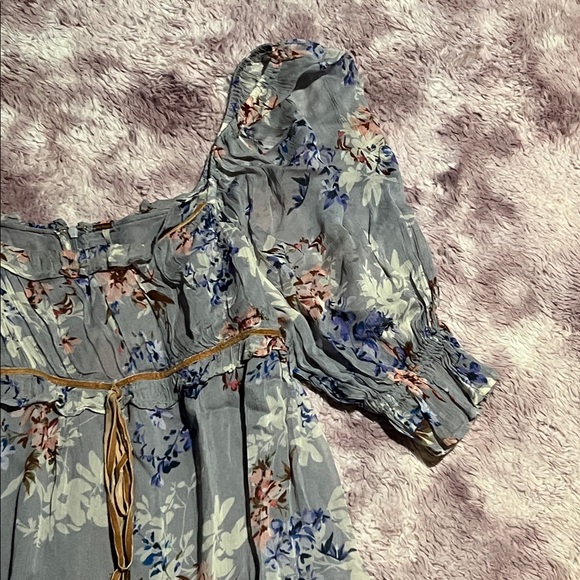 Free People Marney Mini Dress in Blue Combo - Picture 5 of 16